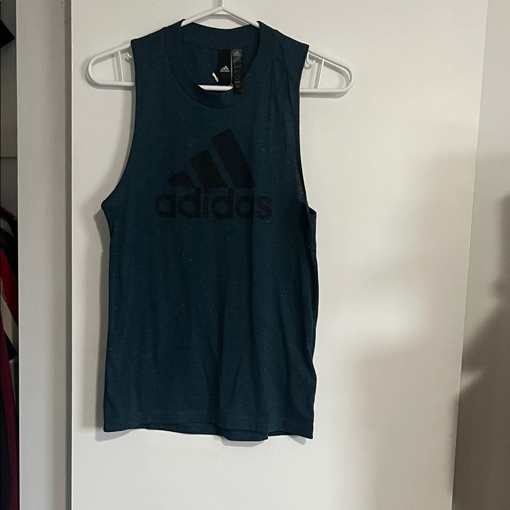 Adidas Dark Blue Sleeveless Top